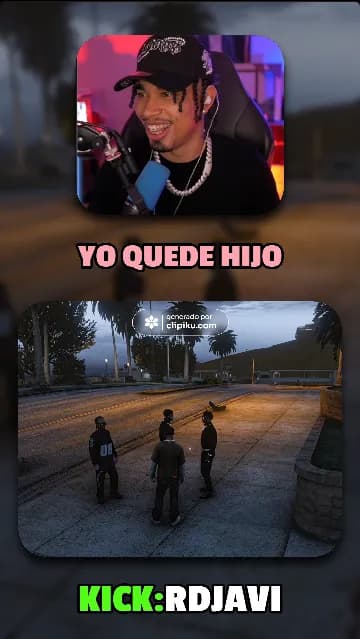 Vista previa de un clip vertical de Kick enviado por ClipikuBOT a un canal de Discord